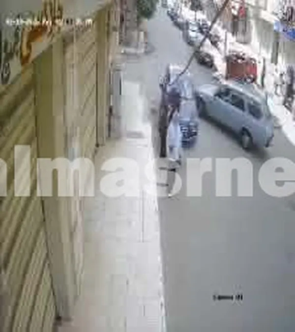 جانب من الحادث 