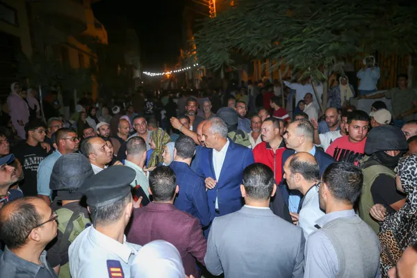 جانب من تفقد موقع الحادث 