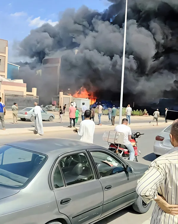 حريق السادات 