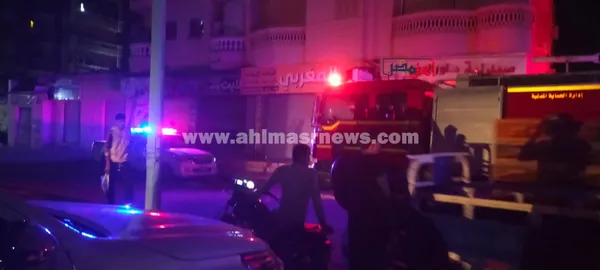 حريق في برج محمول بمطروح 
