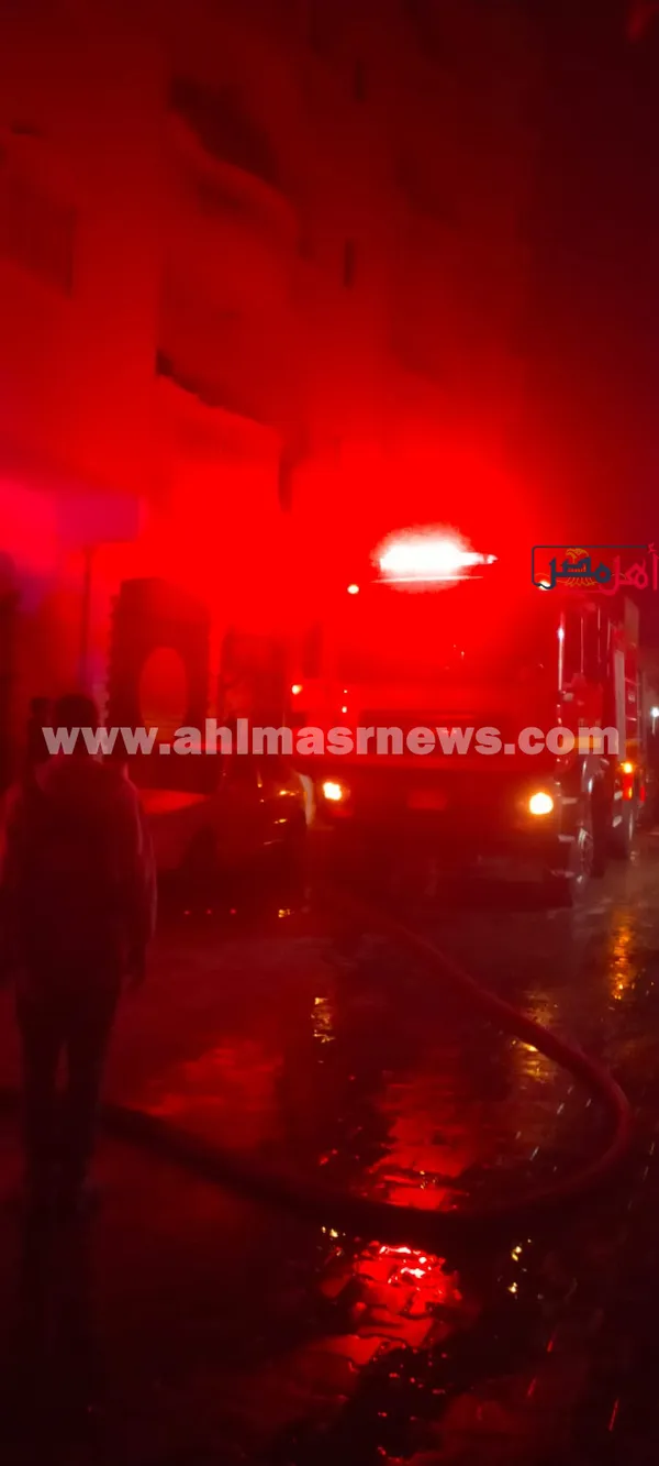 حريق في برج محمول بمطروح 