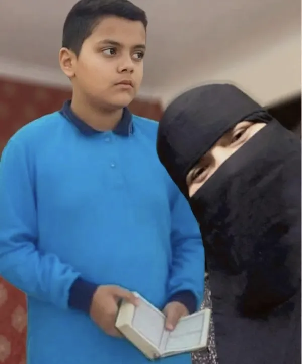 آخر صورة له بالمصحف في طابور الصباح.