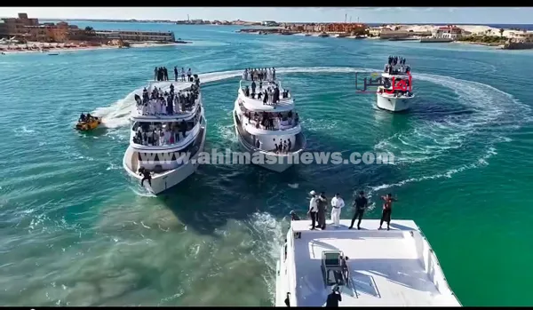 زفاف باليخوت بمطروح 