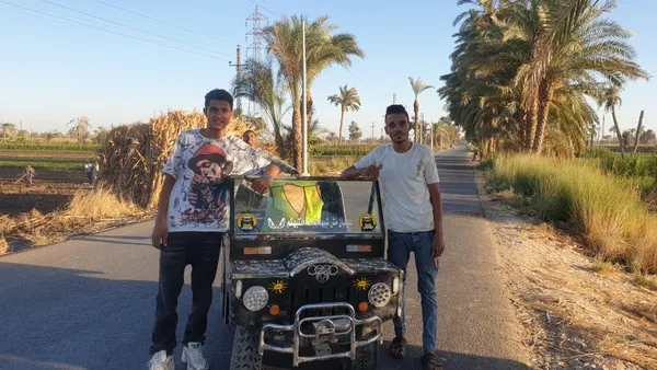 محمد مبتكر سيارة