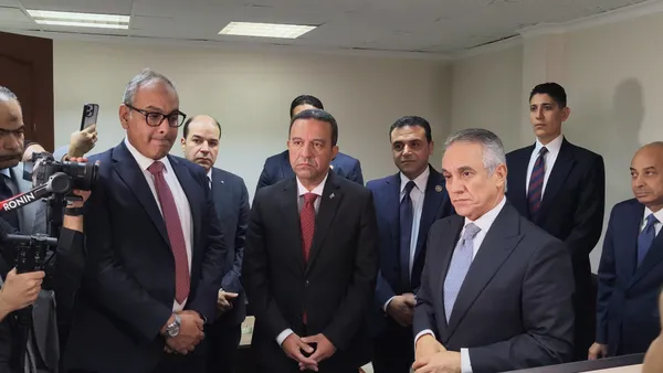 وزير العدل ومحافظ المنوفية 
