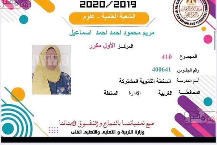 Ø§Ù„ØºØ±Ø¨ÙŠØ© ØªØ­ØµØ¯ 3 Ù…Ø±Ø§ÙƒØ² Ù…Ù† Ø£ÙˆØ§Ø¦Ù„ Ø§Ù„Ø«Ø§Ù†ÙˆÙŠØ© Ø§Ù„Ø¹Ø§Ù…Ø© 2020 ØµÙˆØ± Ø£Ù‡Ù„ Ù…ØµØ±