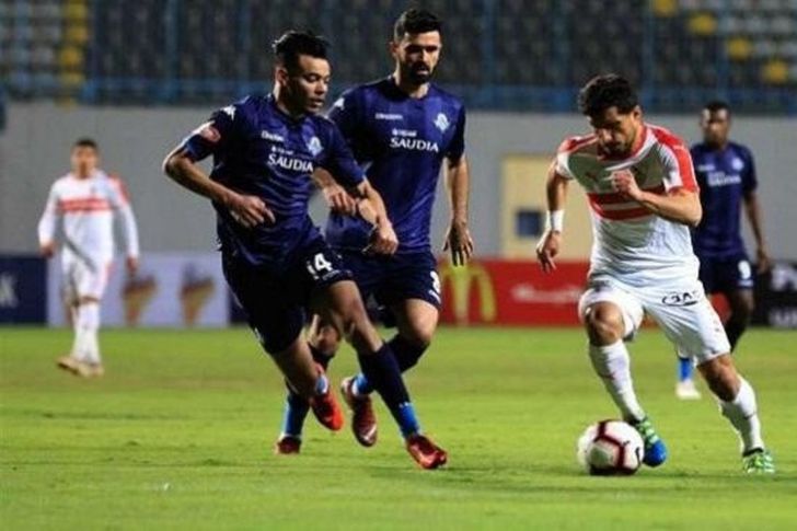 الزمالك وبيراميدز.. عبد الله السعيد يحرز الهدف الأول للفريق السماوي