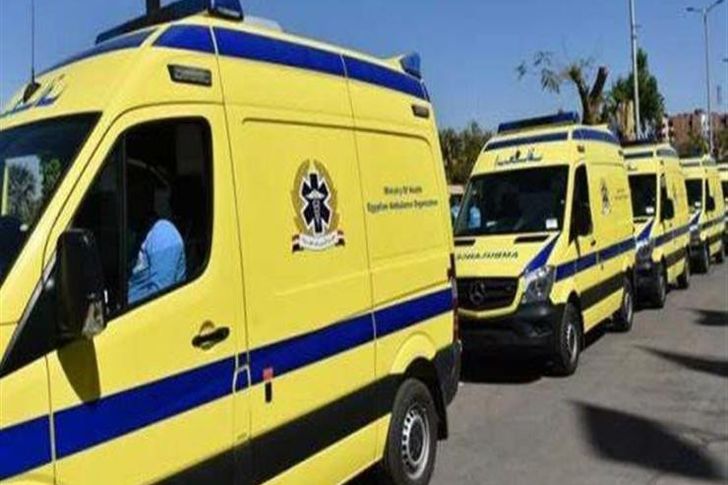 الصحة: الدفع بـ 22 سيارات إسعاف لنقل مصابي حادث مروري بالسخنة 