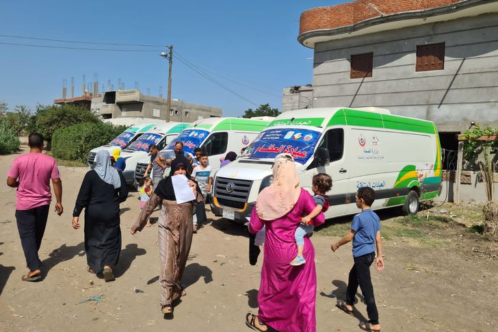 قافلة طبية مجانية بأبو حمص 