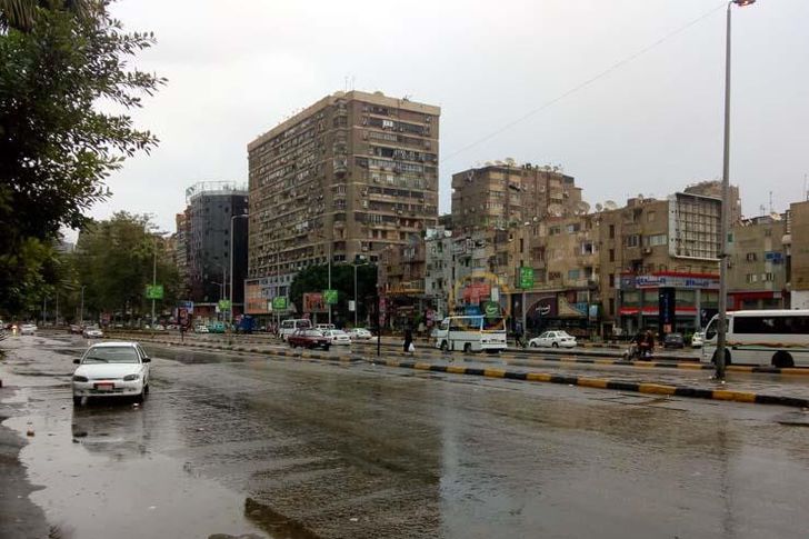 امطار رعدية في القاهرة