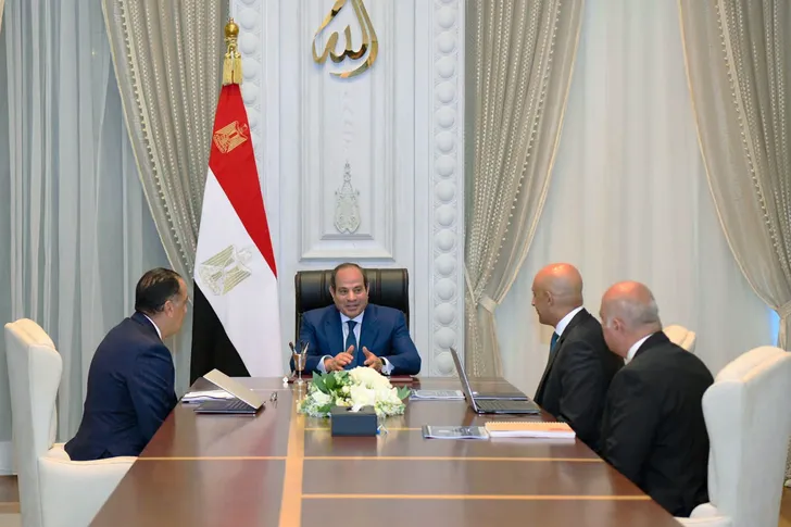 الرئيس السيسي ورئيس الوزراء