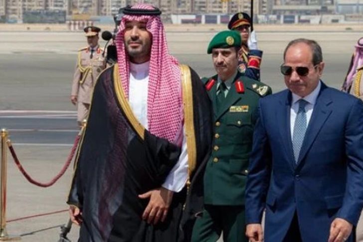 الرئيس السيسي يستقبل ولي العهد السعودي
