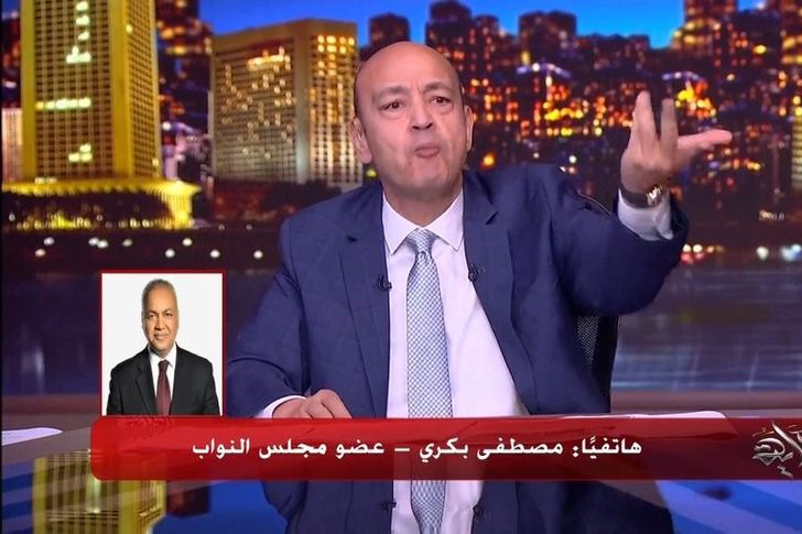 عمرو أديب ومداخلة مصطفي بكري