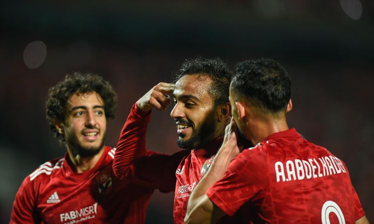 مشاهد من الشوط الأول في مباراة الأهلي والهلال السوداني بدوري أبطال إفريقيا (صور)